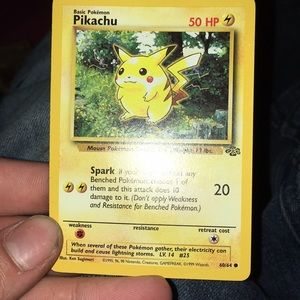 Original pikachu card